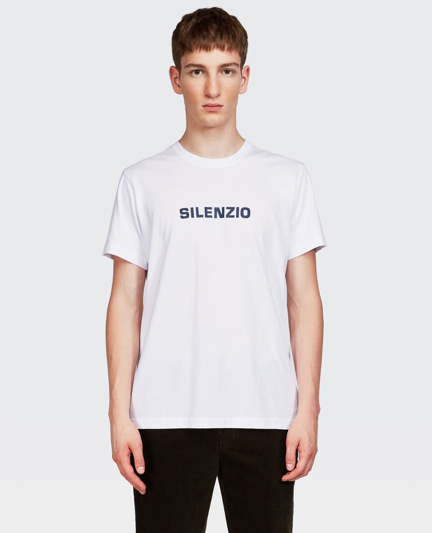 ASPESI 'SILENZIO' PRINT T-SHIRT