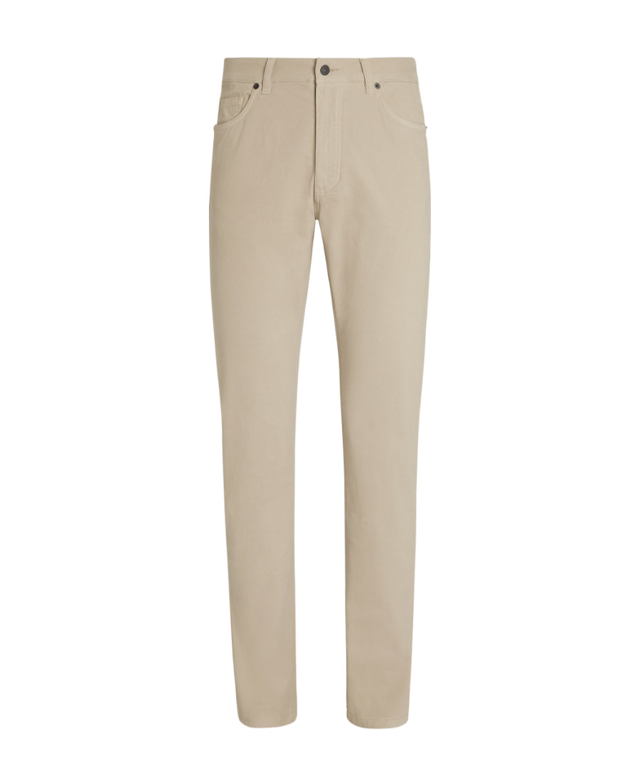 Zegna Skinny Jeans In Nude