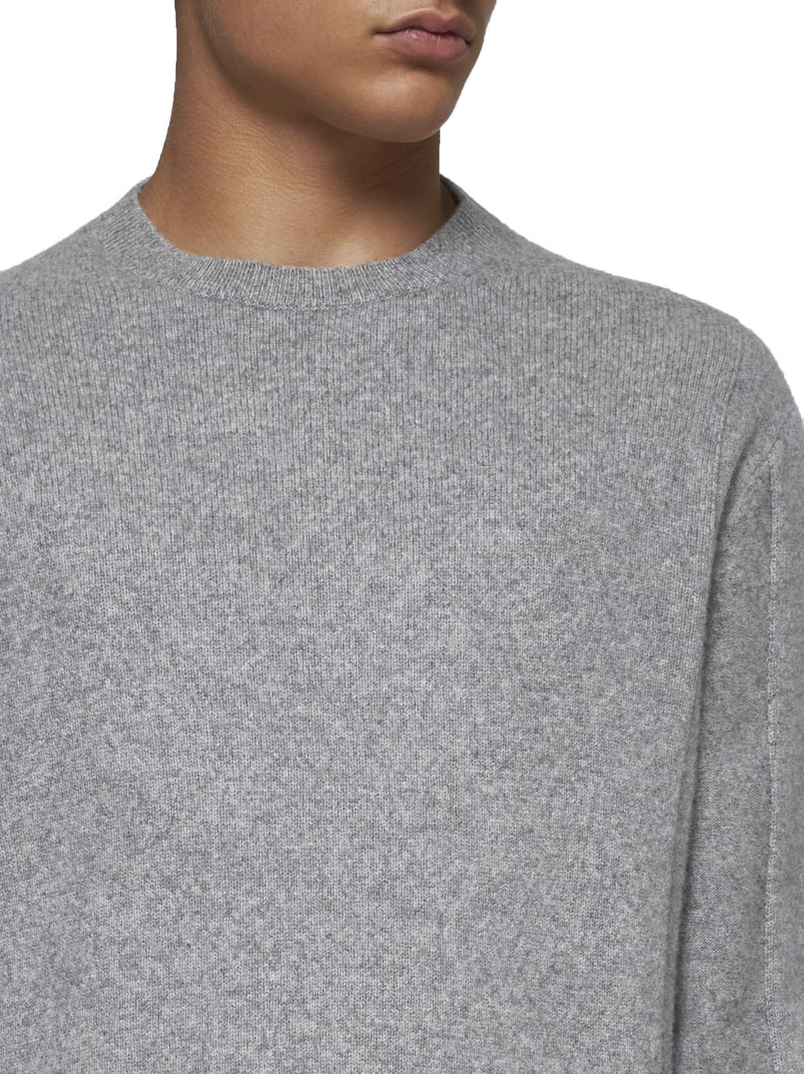 Shop Zegna Panelled-design Sweater In Gray