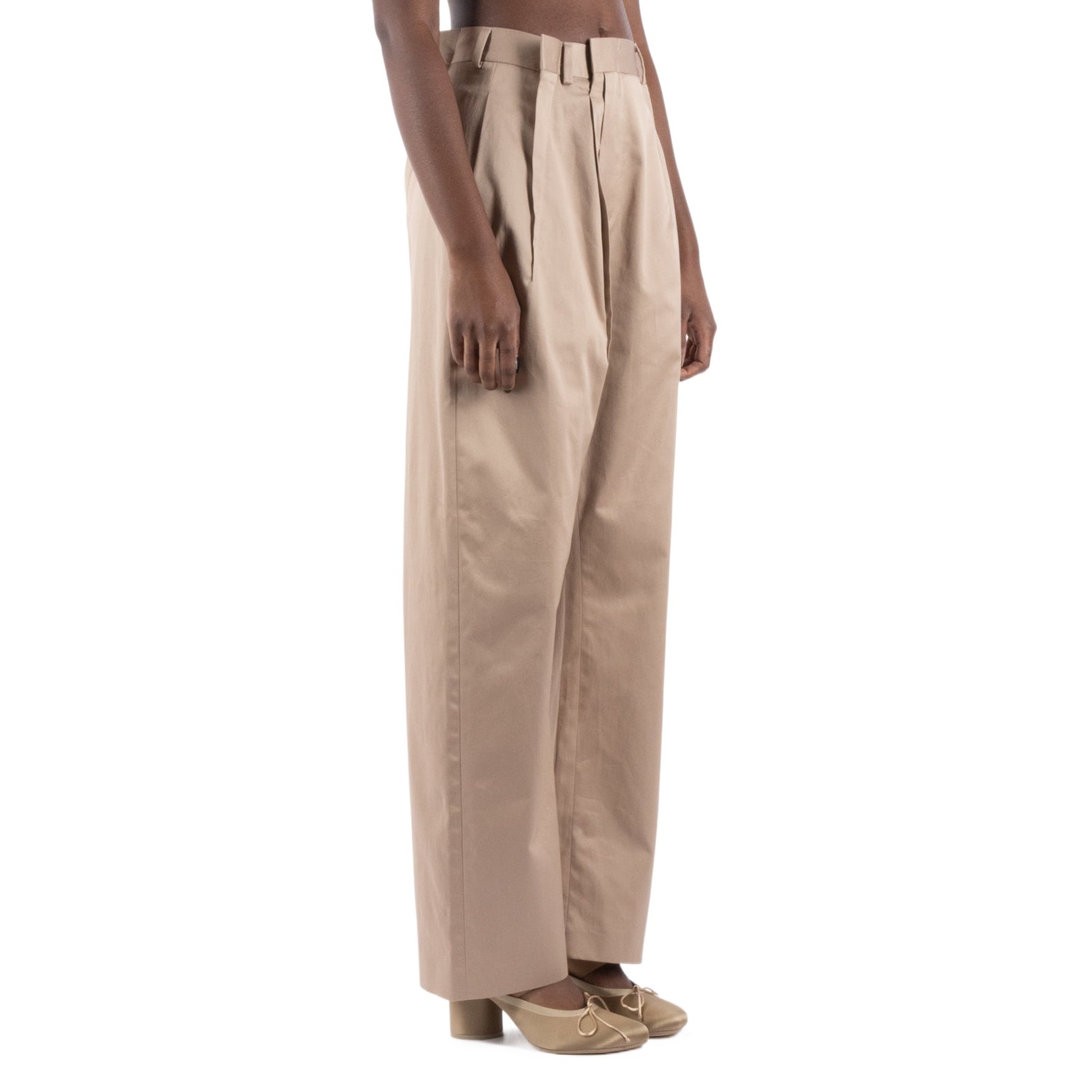 MM6 MAISON MARGIELA ASYMMETRIC TROUSERS