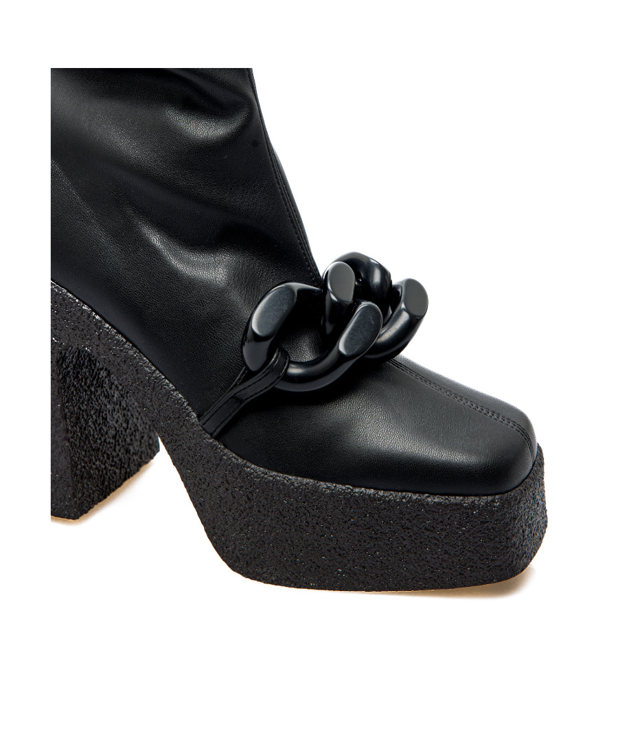 Stella Mccartney Skyla 110mm Platform Boots In Black