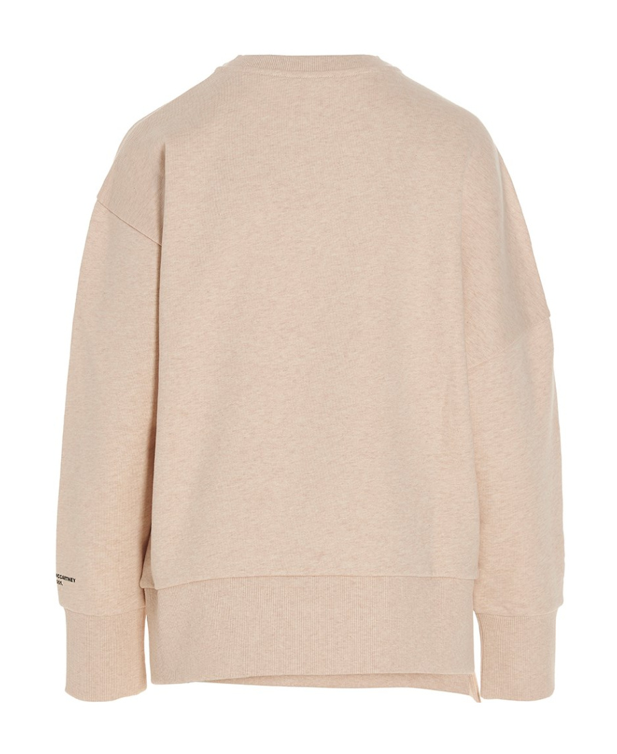 Stella Mccartney Sweatshirt With Removable Chain Detail In Nude