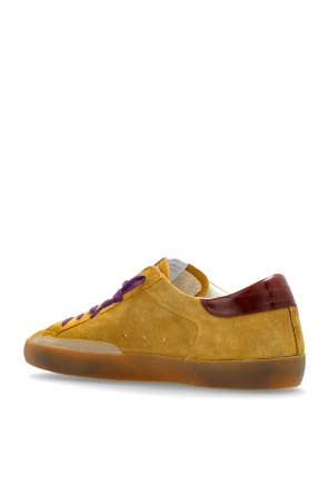 Golden Goose Emporio Armani Allover Logo Sneakers In Yellow
