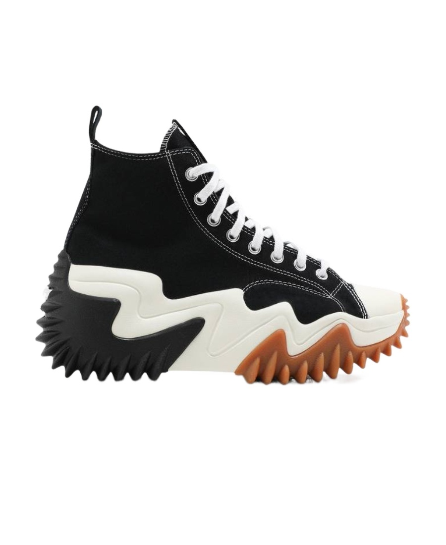 Converse Black Color Run Star Motion High-top Sneakers In Black
