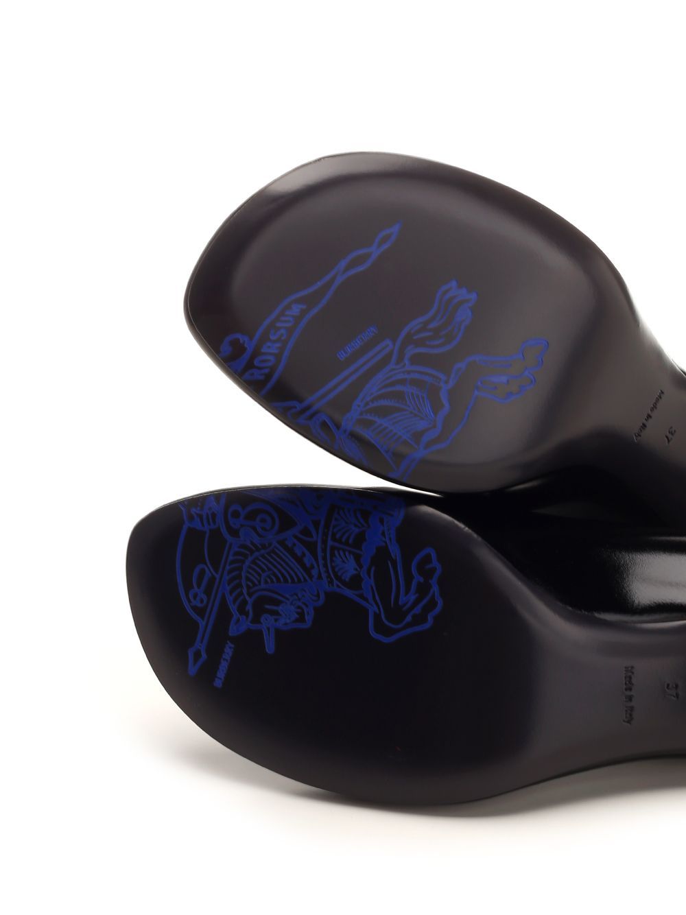 Burberry Asymmetric-toe Slip-on Pumps In Black