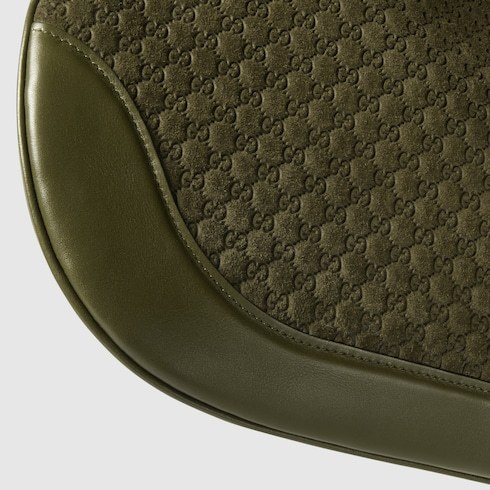 Gucci B Small Shoulder Bag In Green
