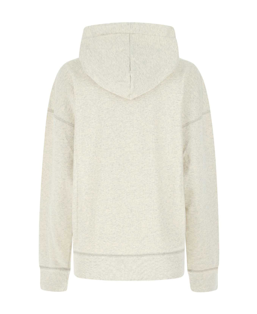 Isabel Marant Étoile Isabel Marant Etoile Women Melange Ivory Cotton Blend Mansel Sweatshirt In Neutral