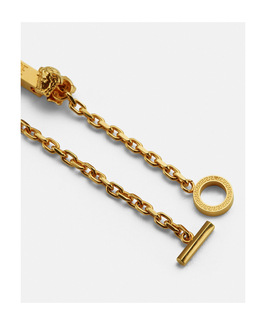 Versace Medusa-coin Chain Bracelet In Yellow
