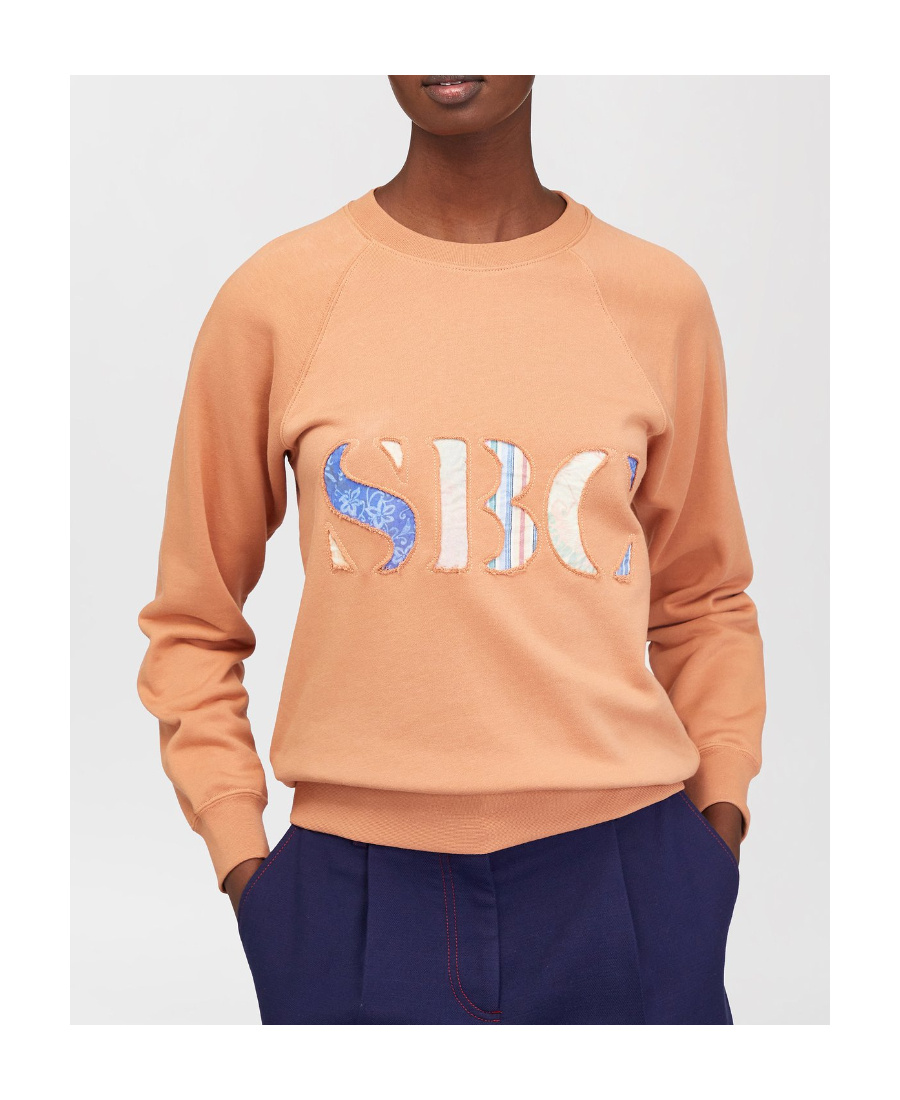 See By Chloé Long-sleeved Pullover Hoodie In Nude