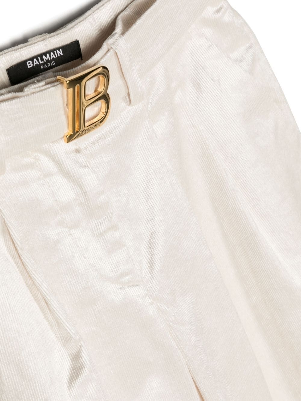 BALMAIN WIDE-LEG CORDUROY TROUSERS 