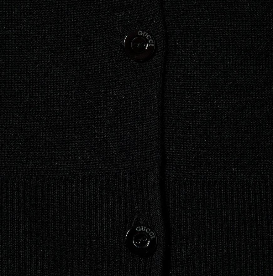 Gucci Knitted Sweater With Inara Pattern In Black