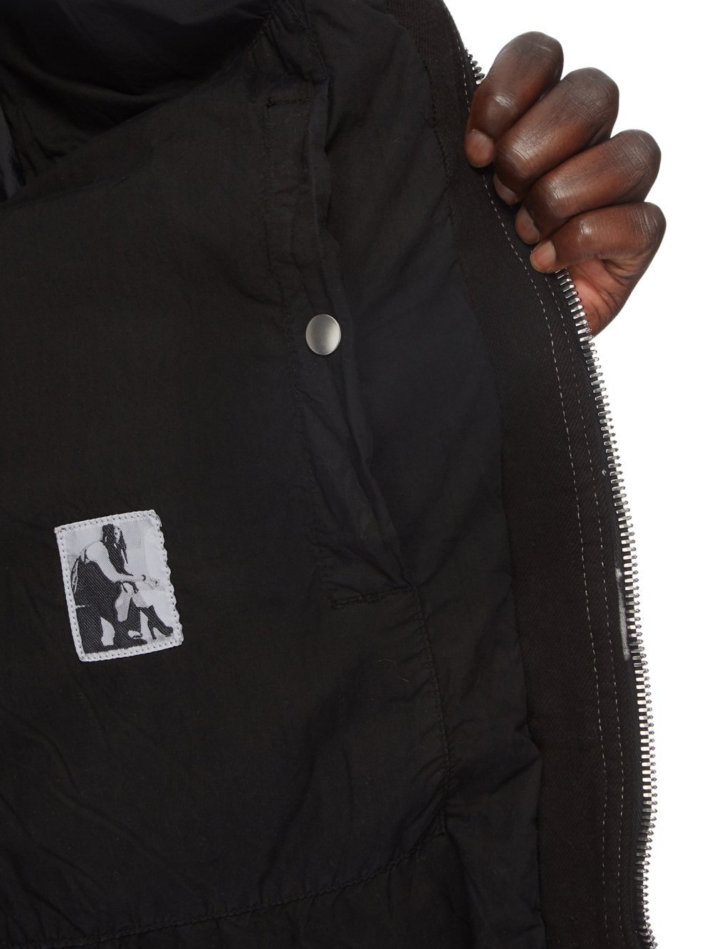 Rick Owens Drkshdw Drkshdw By Rick Owens Cotton Full-zip Sweatshirt In Black
