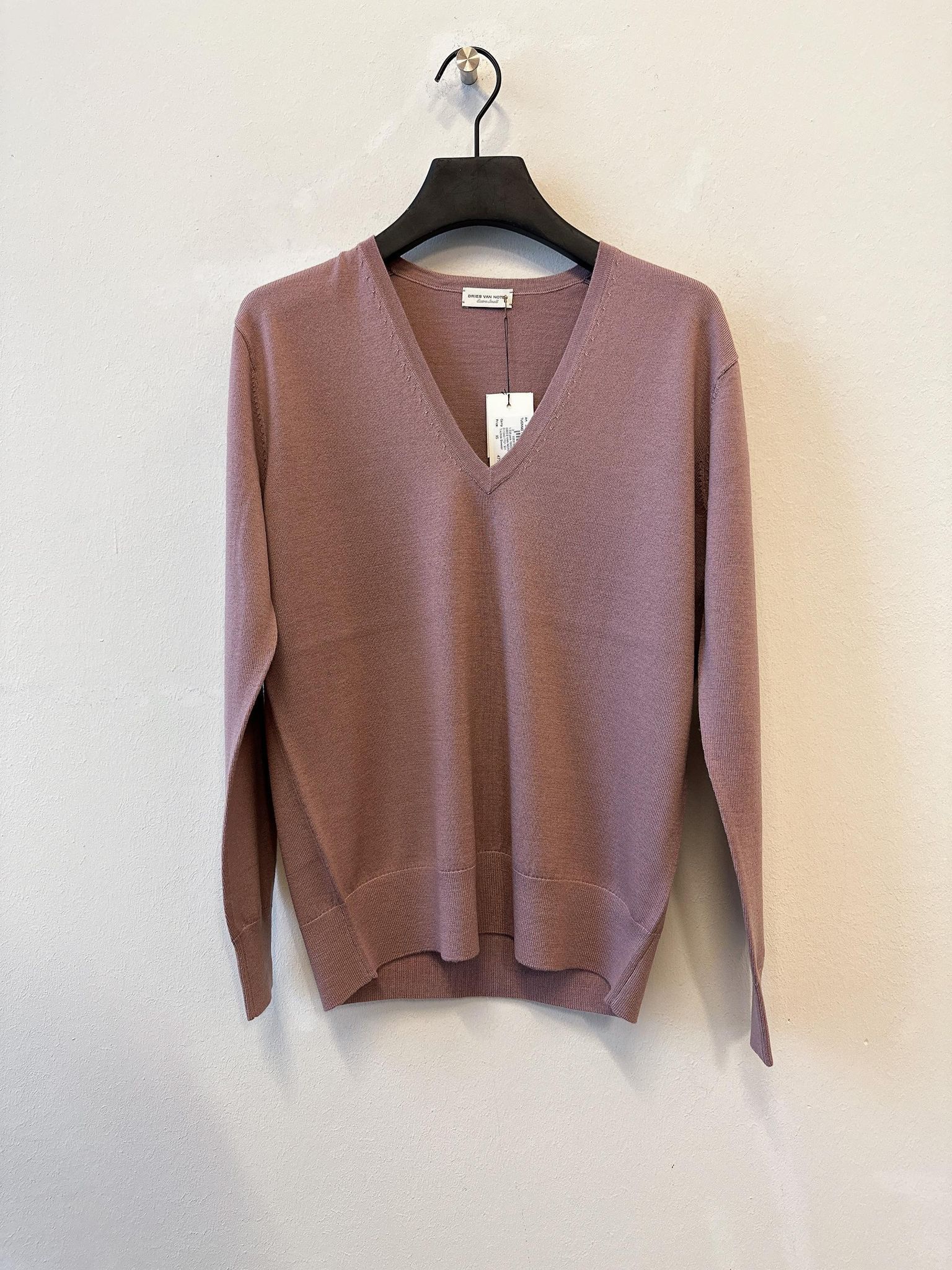 Dries Van Noten Long-sleeved Sweater In Multicolor