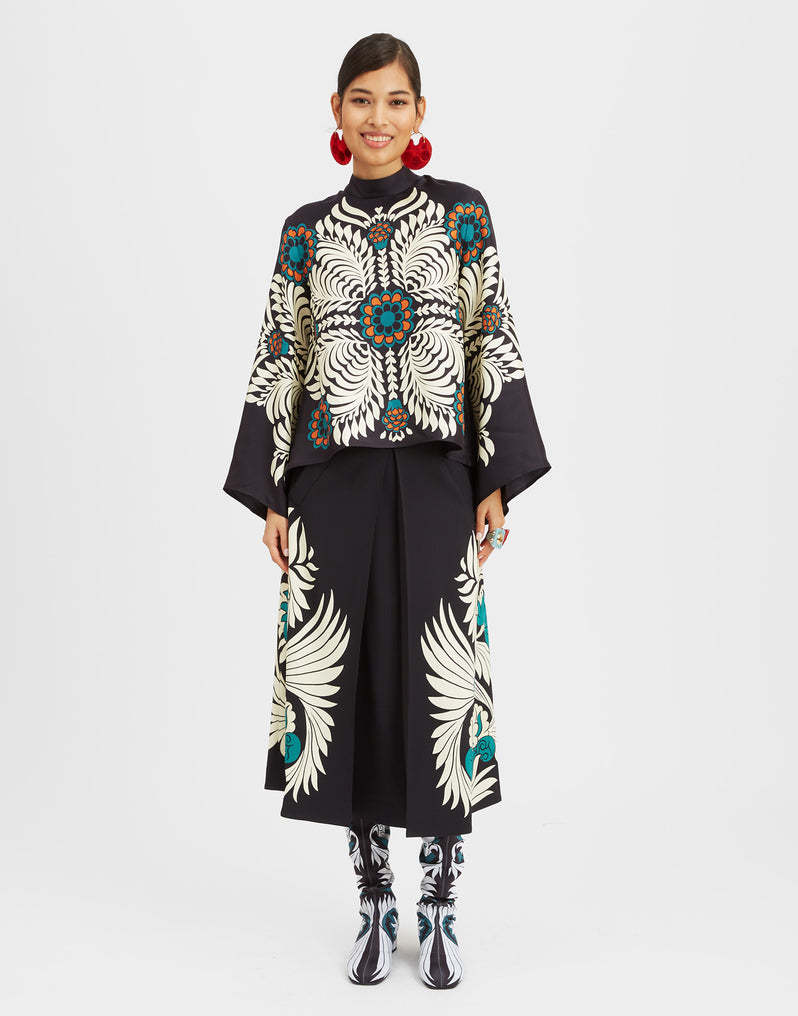 LA DOUBLEJ A-SHAPED SKIRT 