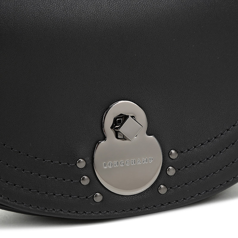 Longchamp One-shoulder Cross-body Bag In Black