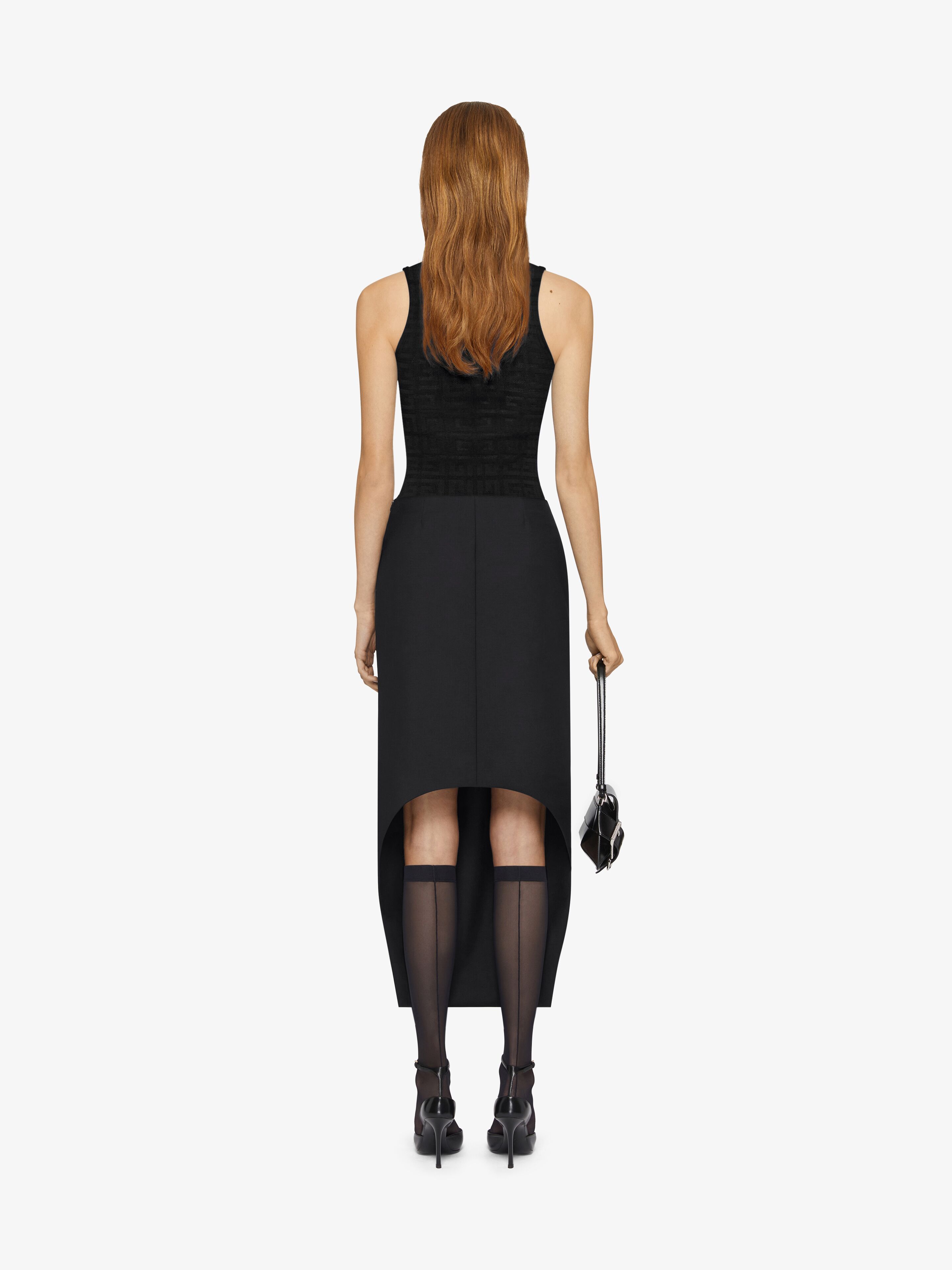 Givenchy Slim Tank Top In 4g Jacquard In Black