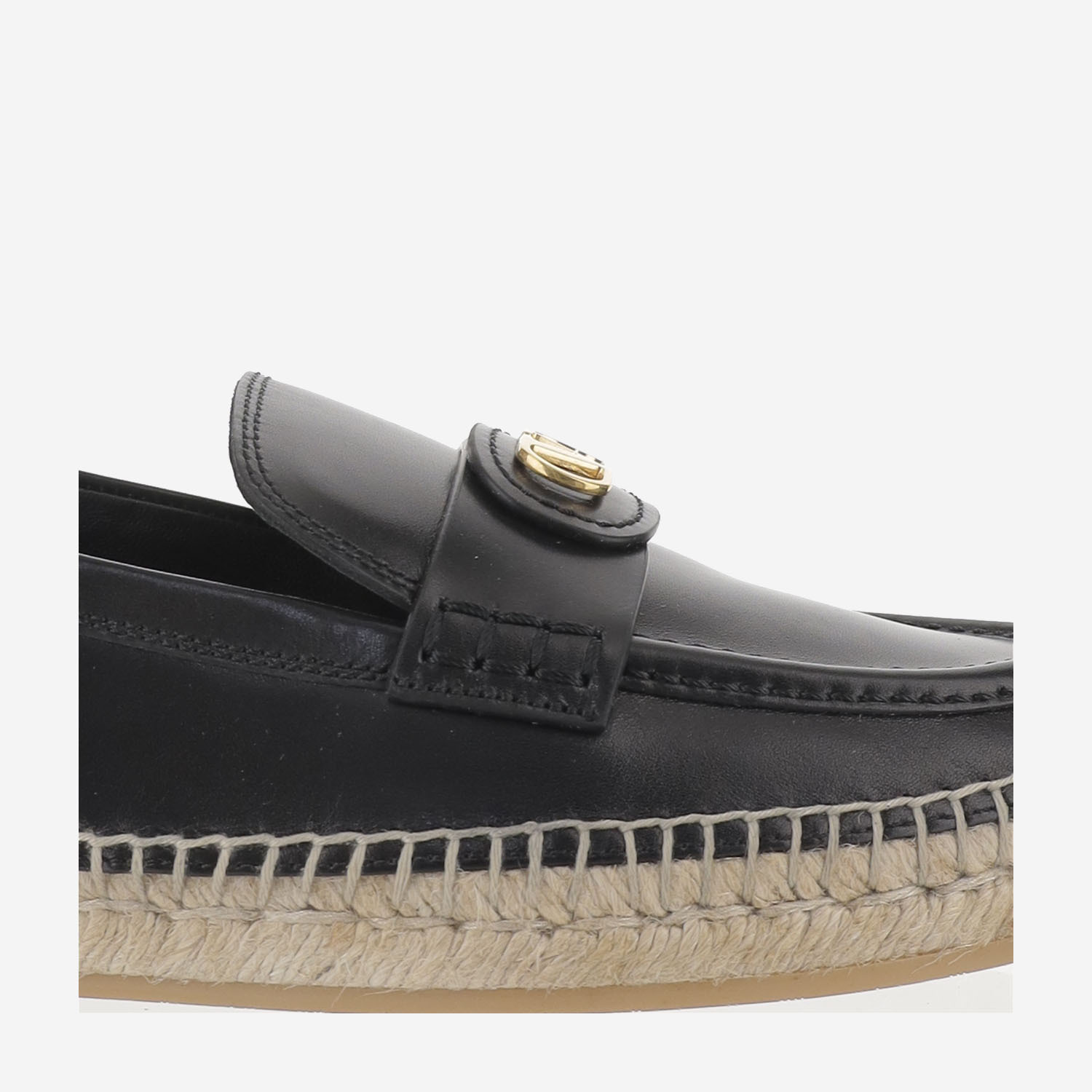 Valentino Vlogo Signature Espadrilles In Black