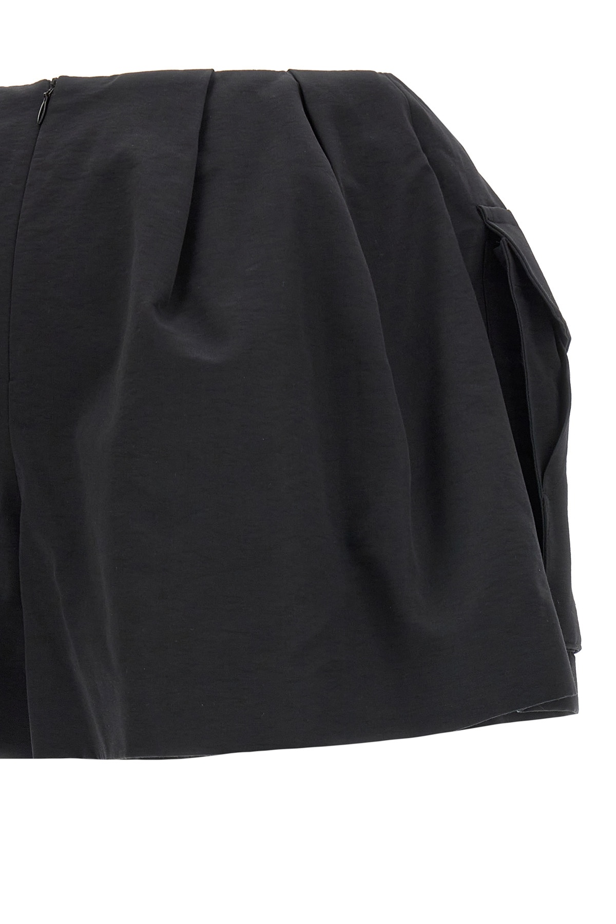 Sacai Cargo Skort Bermuda And Short Black In Black