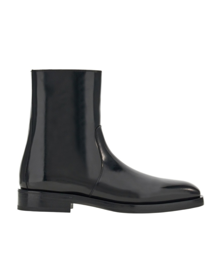 Ferragamo Salvatore  Side-zip Ankle Boots In Black