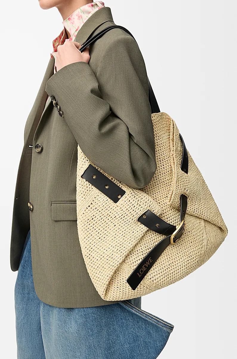 Loewe Medium Punch Hole Shopper Shoulder Bag