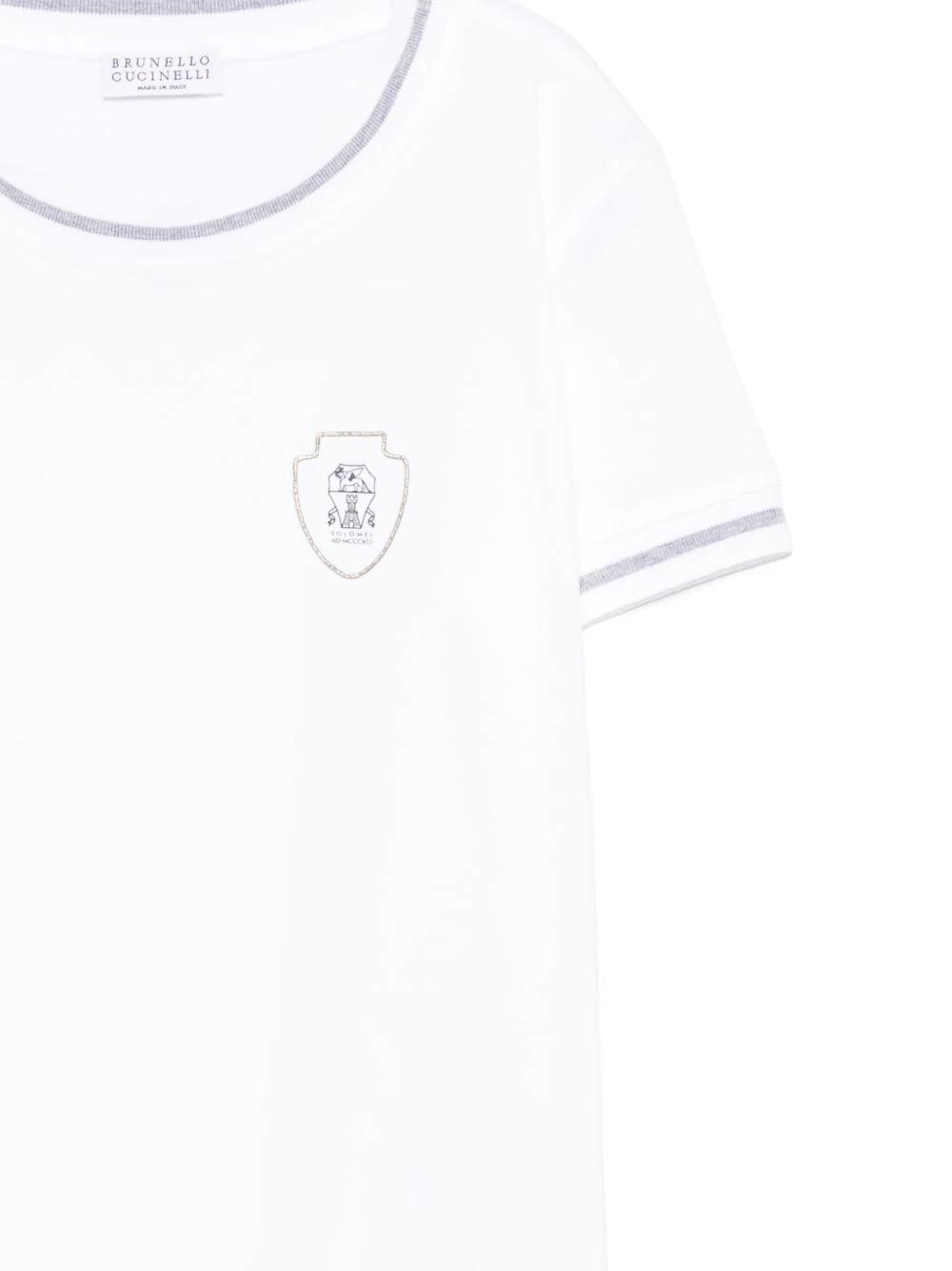 Shop Brunello Cucinelli Short-sleeved T-shirt