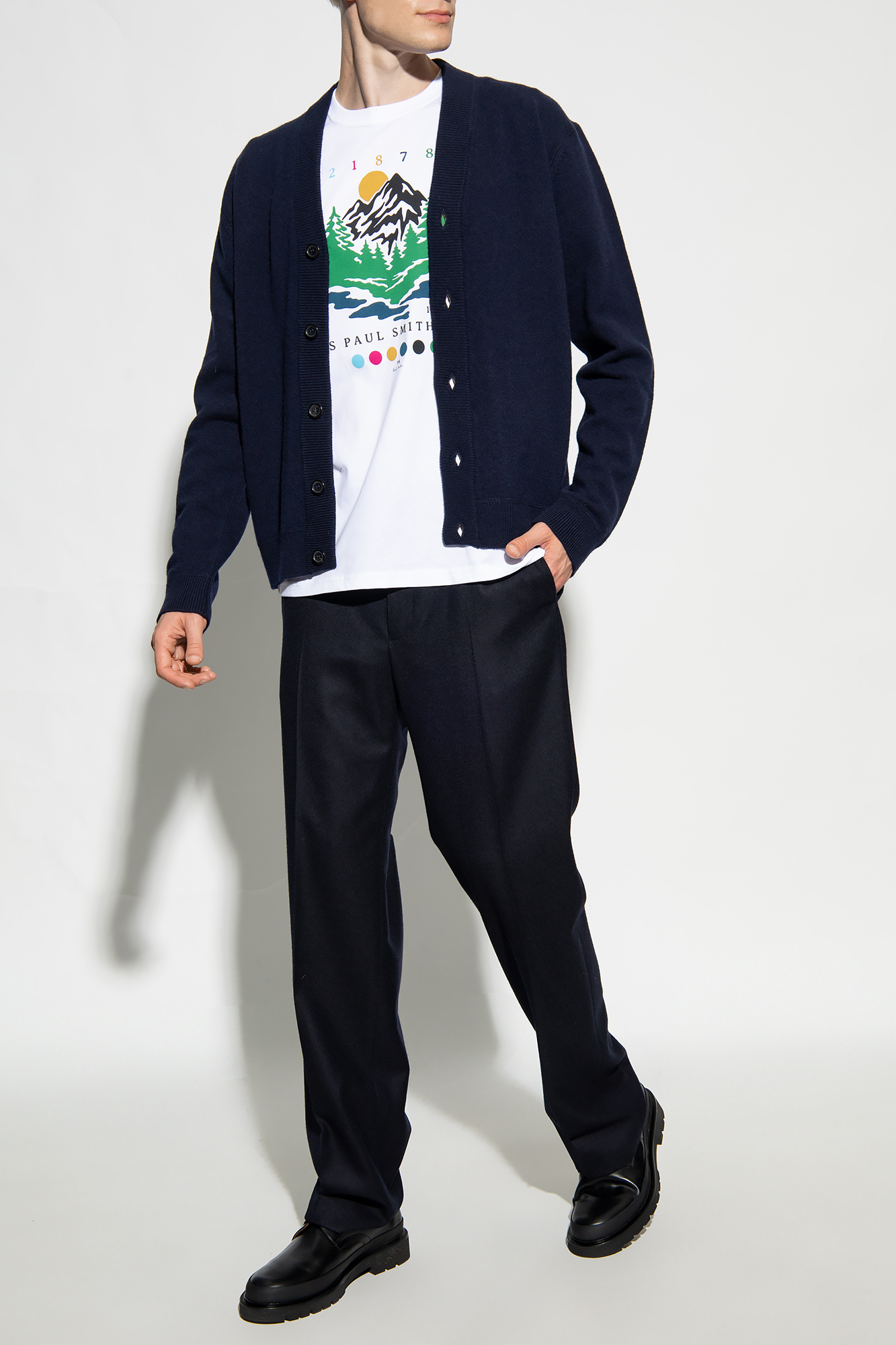 PAUL SMITH GRAPHIC-PRINT COTTON T-SHIRT