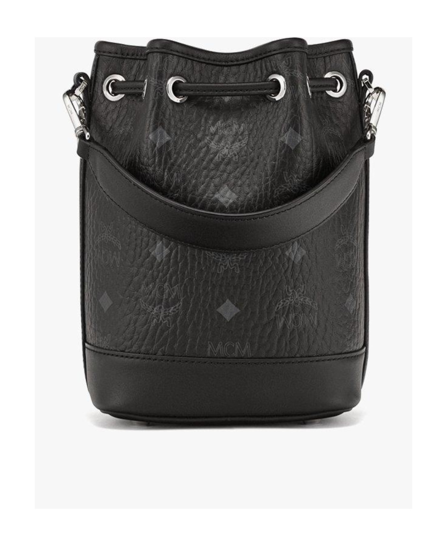 Mcm Dessau Mini Bucket Bag In Black