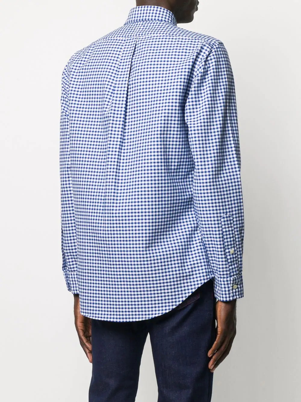 Polo Ralph Lauren Ralph Lauren Gingham Long Sleeve Shirt Blue In Blue