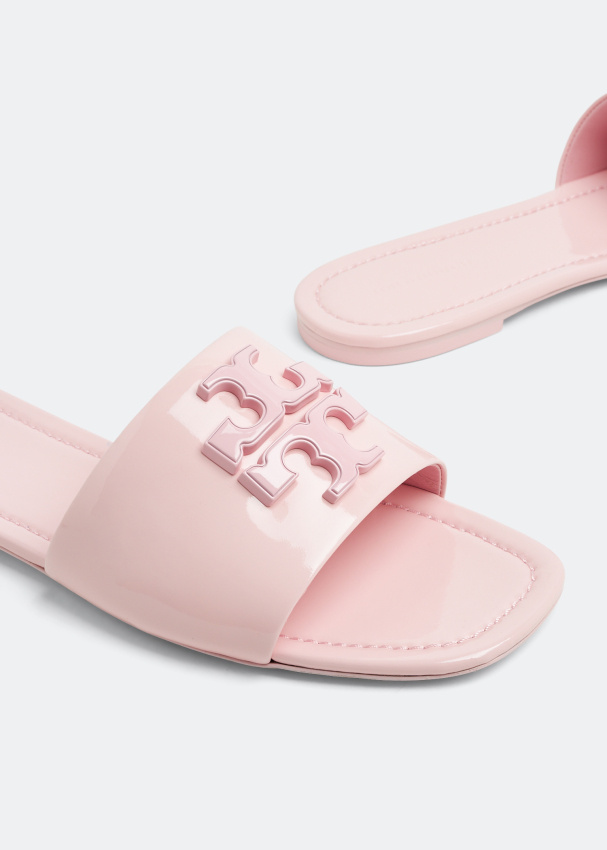 TORY BURCH ELEANOR PATENT LEATHER SLIDES