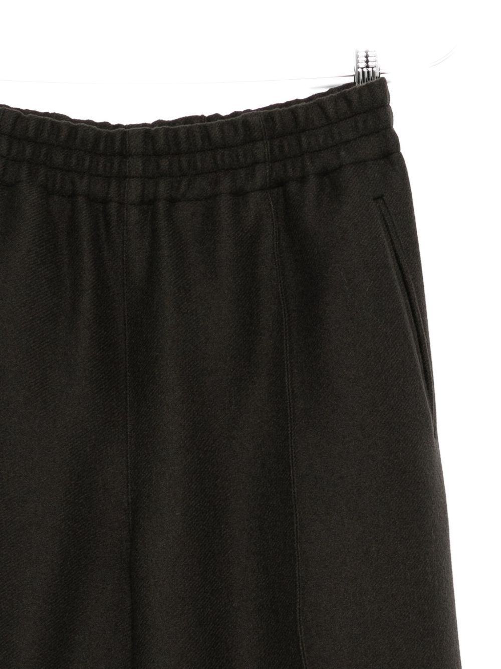 Ami Alexandre Mattiussi Elastic Waist Casual Pants In Black