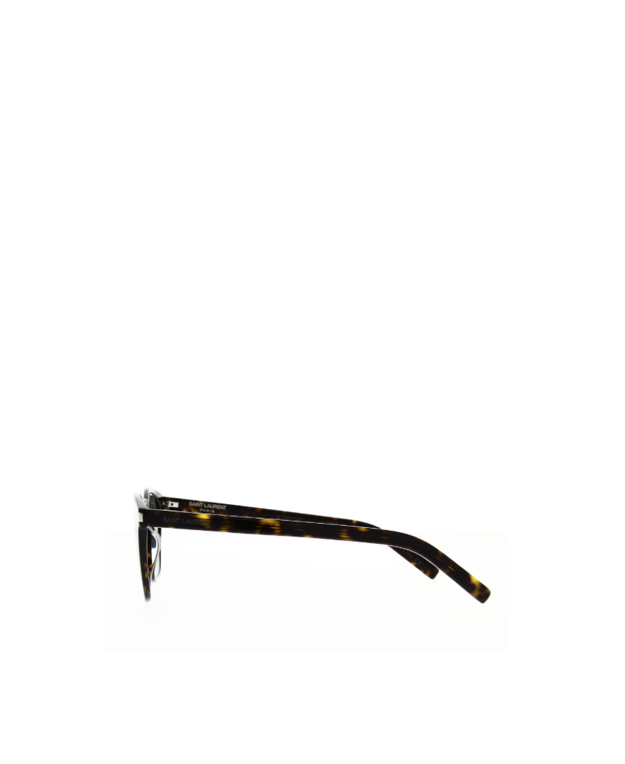 Saint Laurent Logo Sunglasses In Gray