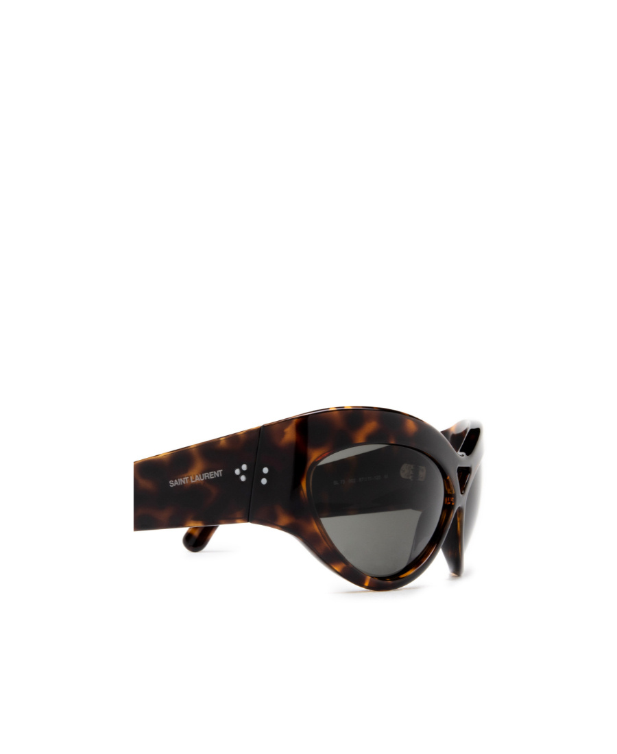 Saint Laurent Sl73 Cat Eye-frame Sunglasses In Gray