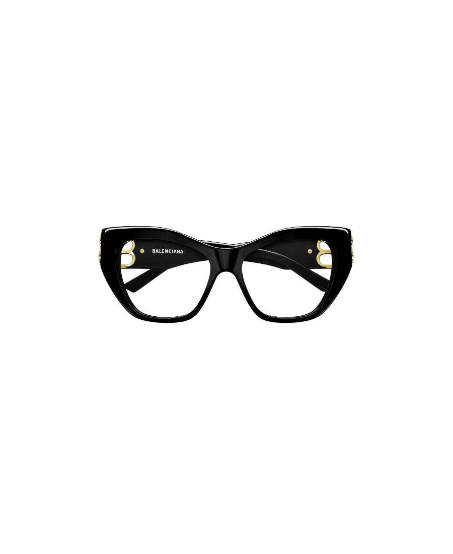 Balenciaga Cat-eye Frame Glasses In Black