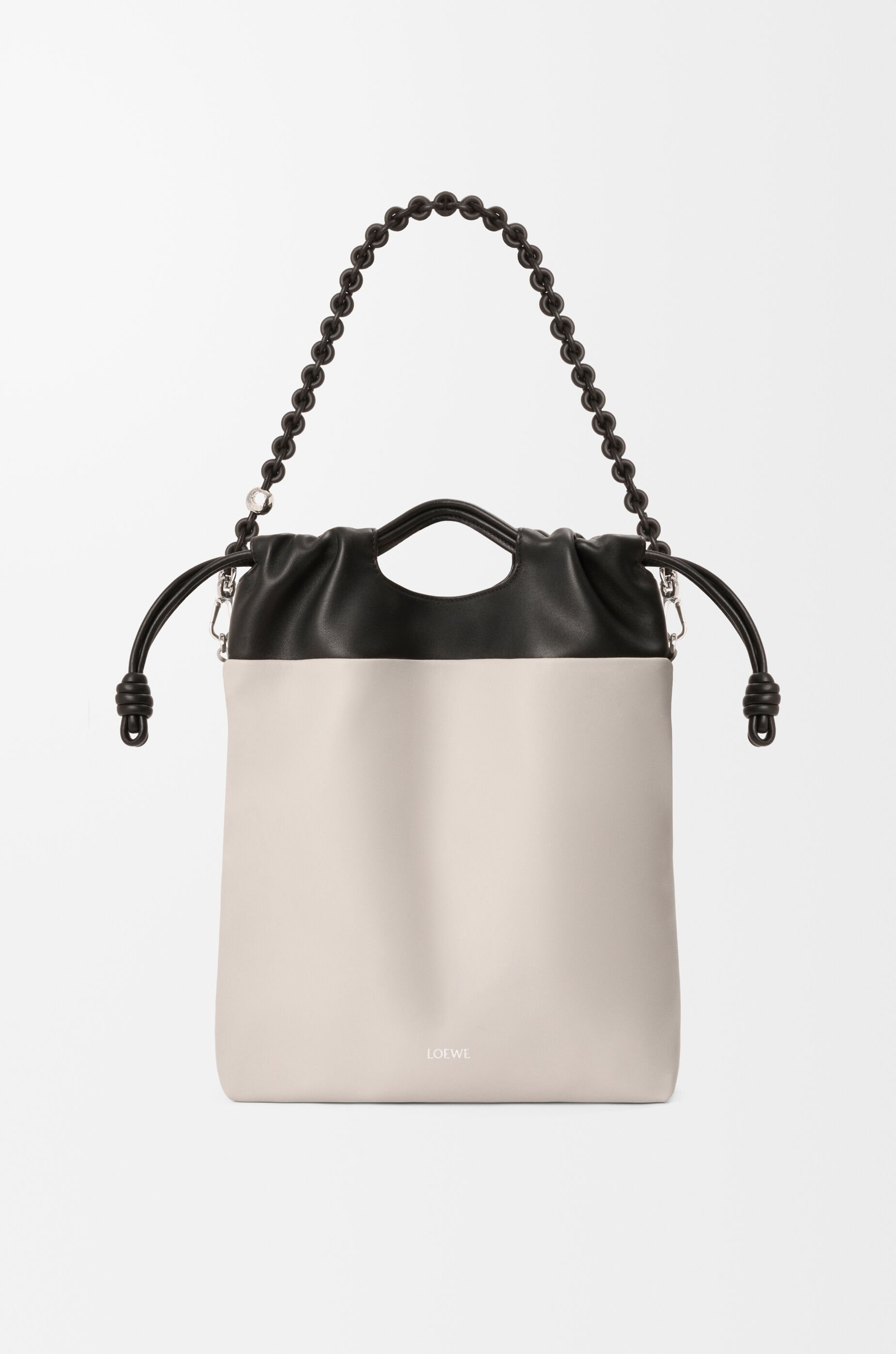 Loewe Flamenco Shoulder Bag In White