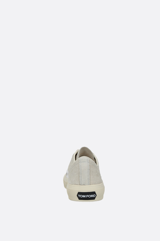 Tom Ford Off-white Nylon Cambridge Low-top Sneakers In White Beige Ivory