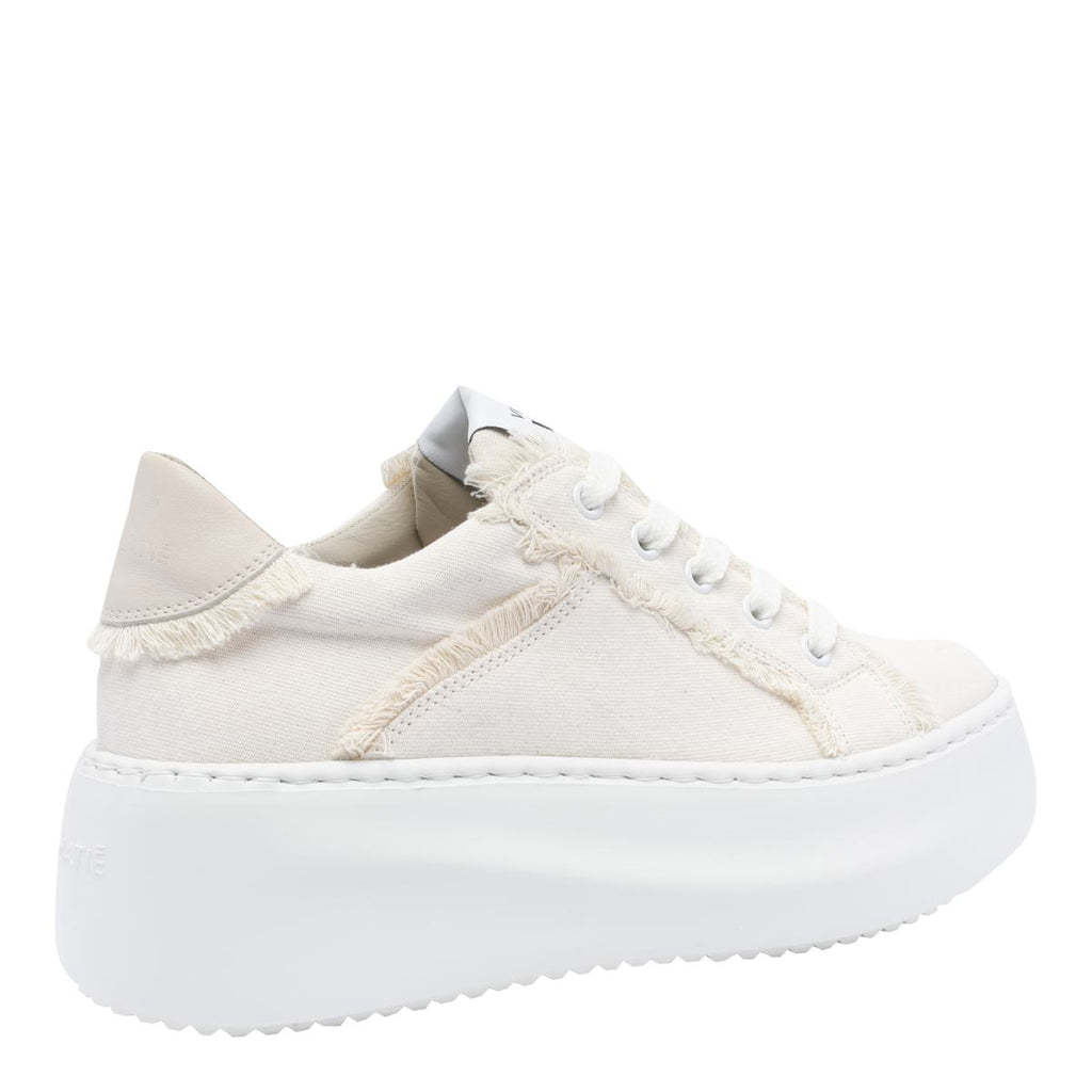 Shop Vic Matie Round Toe Low-top Sneakers In White