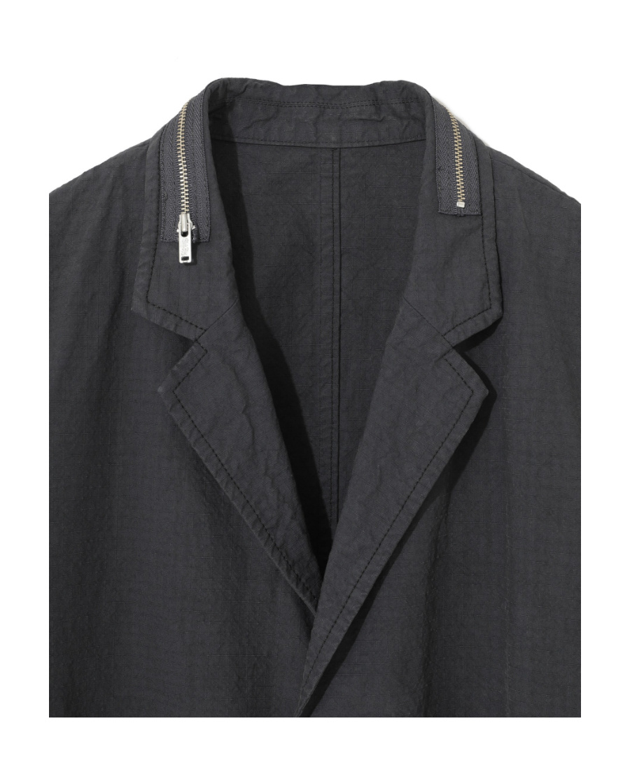 Undercover Dark Grey Cotton Blazer In Black