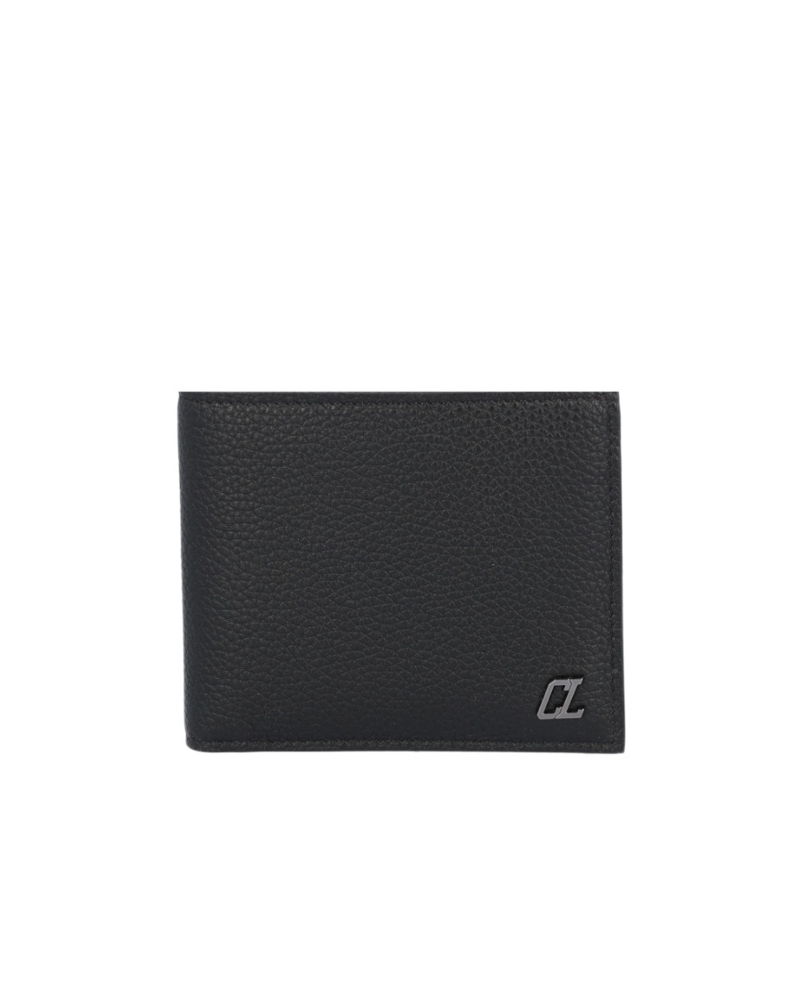 Christian Louboutin Logo Detailed Bi-fold Wallet In Black