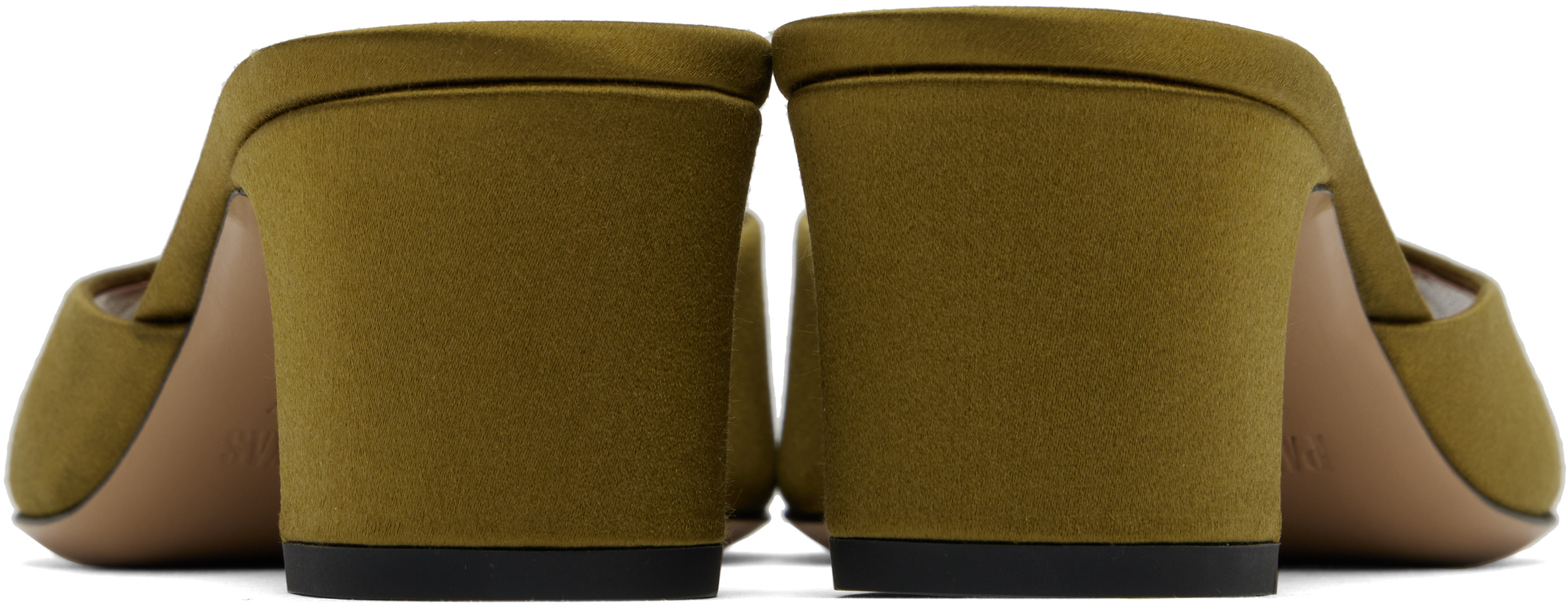 Paris Texas 50mm Lara Mules In Green