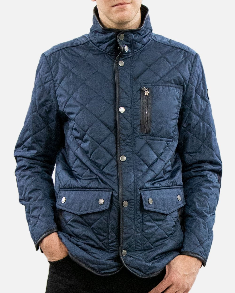 Paul & Shark Logo Casual Jacket In Blue