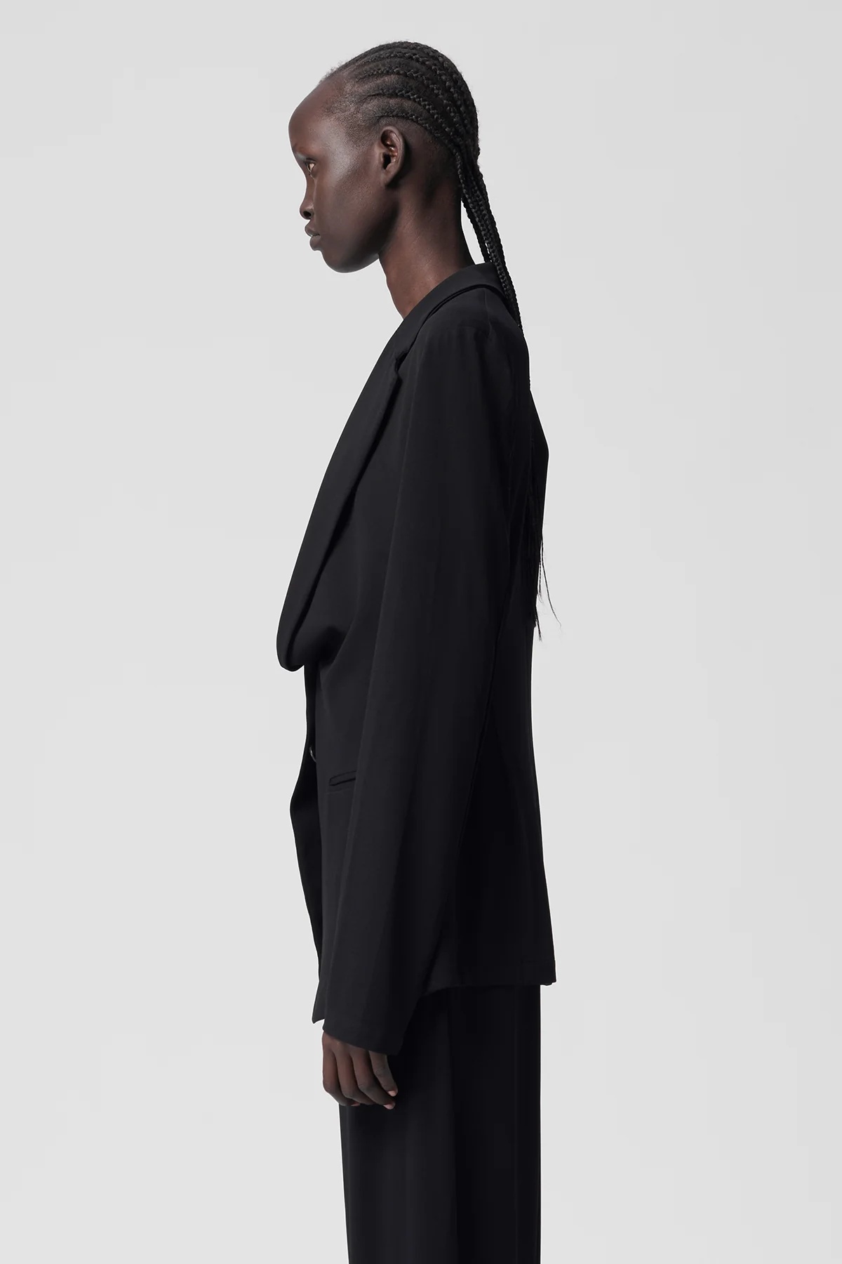 Ann Demeulemeester Nova Light Deconstructed Blazer In Black