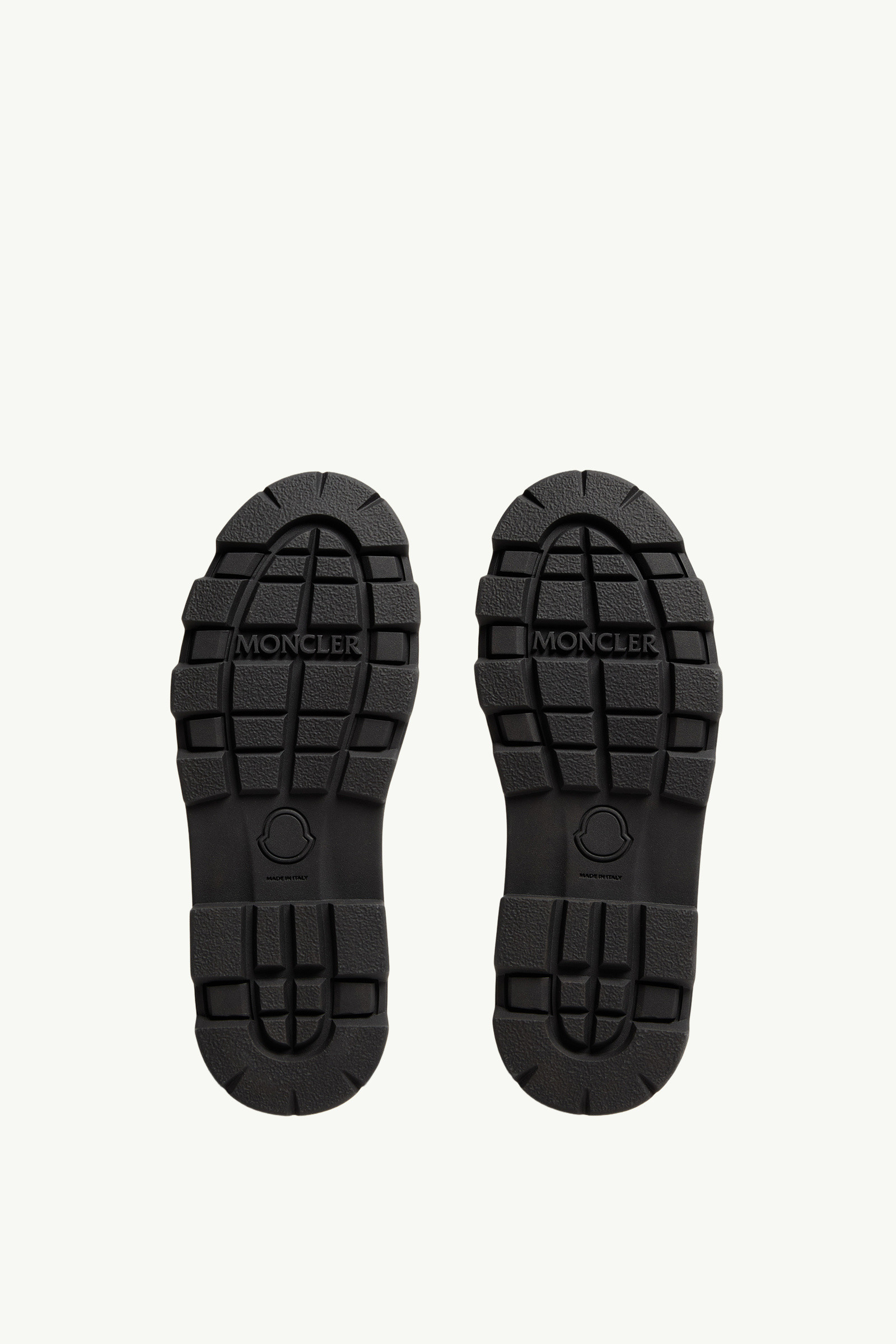 Moncler Round-toed Ankle Boots In Green