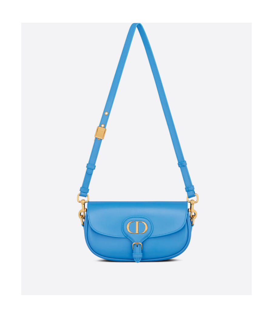Dior Bobby Flip Shoulder Bag In Blue