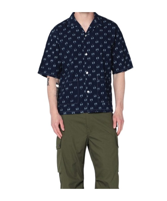 NEEDLES DENIM SHIRT WITH BOW TIES 