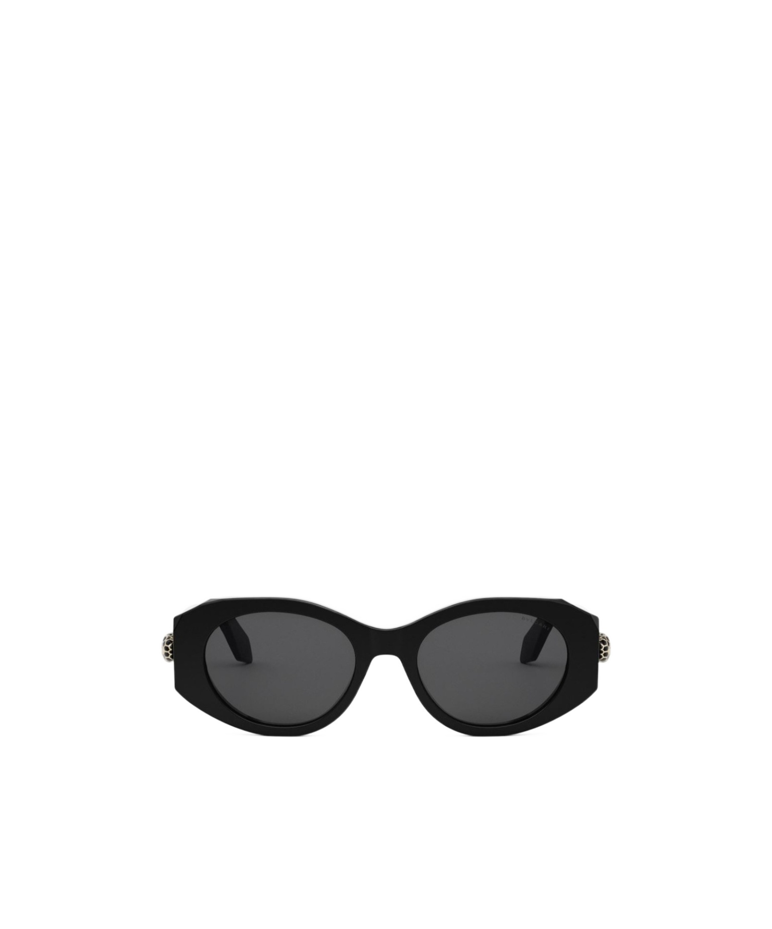 Bvlgari Bulgari Serpenti Forever Oval Frame Sunglasses In Black