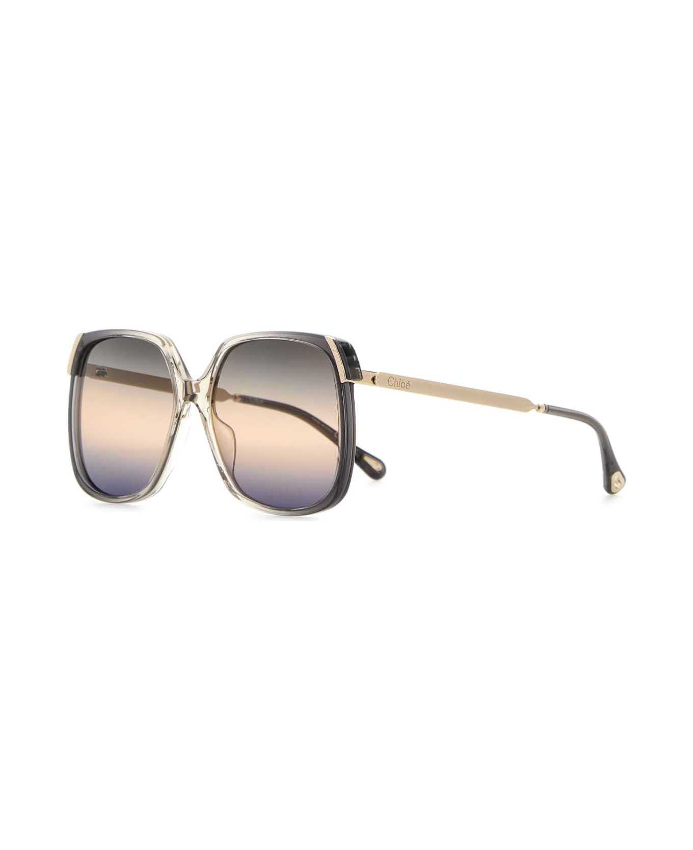 Chloé Square-frame Sunglasses In Silver