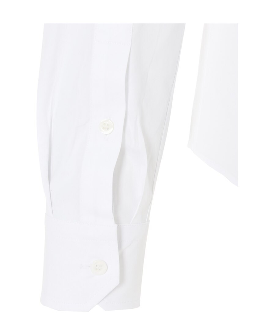 Moschino White Teddy Patch Shirt In White