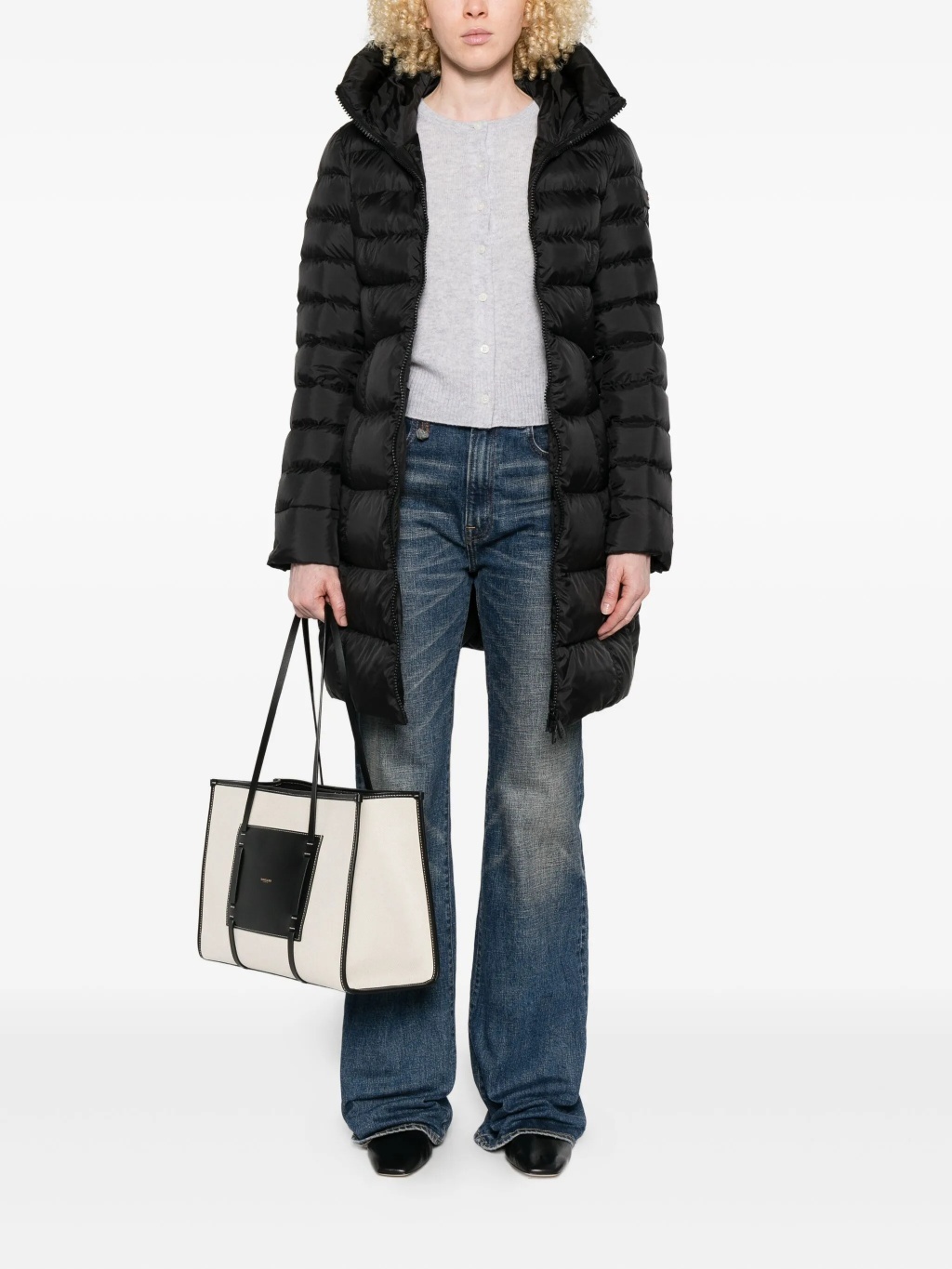 Peuterey Piumino Levaria Mqn 02 Lungo Nero In Black
