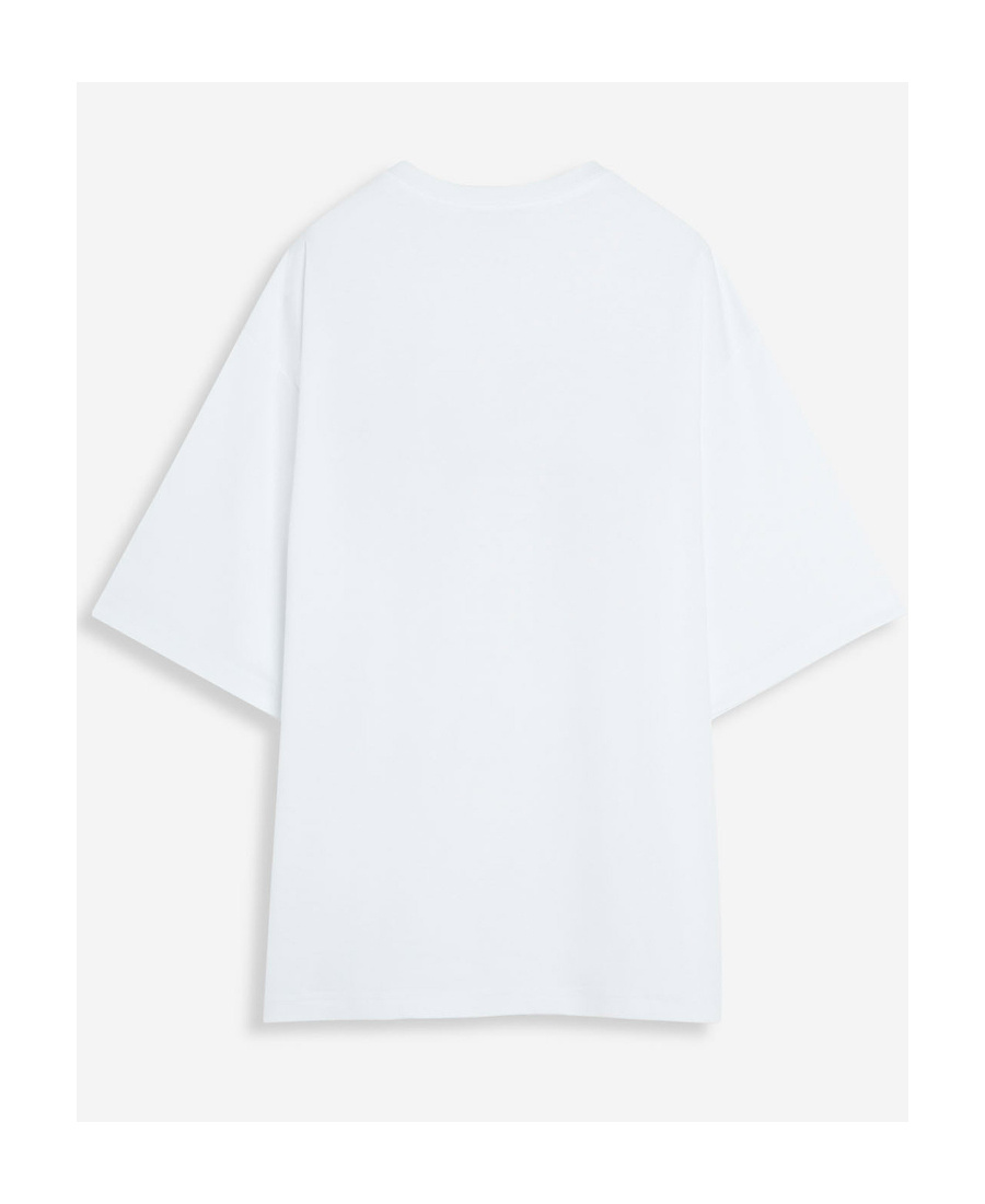 Lanvin Braided Ribbon Embroidered T-shirt In White