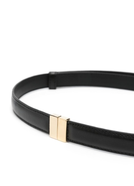 Totême Leather Belt In Black